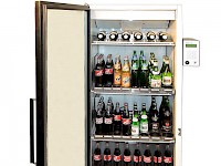Control register for beverage refrigerator